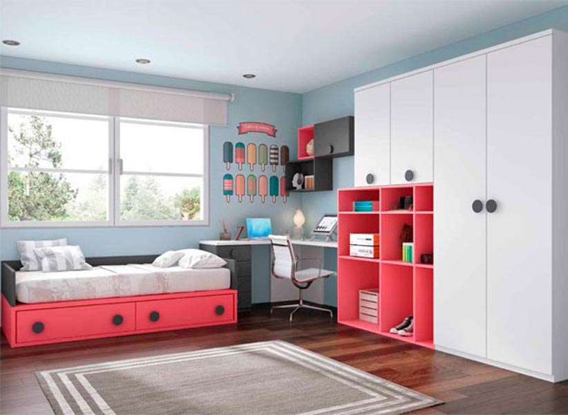 giuong da nang cho be gai