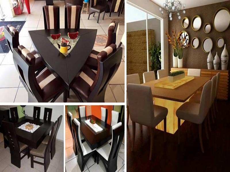 22 Contemporary Dining And Living Room Table Ideas with Latest Chairs Designs