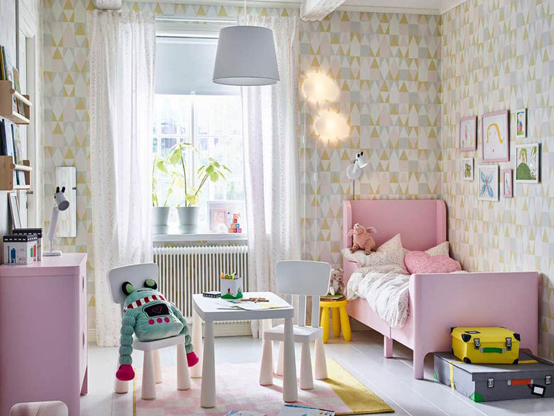 Sáng tạo với ý tưởng trang trí phòng ngủ cho bé gái ikea 1